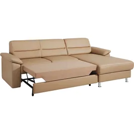 sit&more Ecksofa »Top Ascara L-Form« inklusive Boxspring/Federkern-Polsterung, komfortablem Federkern braun