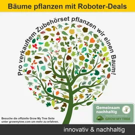 Roboter-Deals Zubehör Set (Ersatzteile) für Rowenta X-plorer Serie 45 und 45 AQUA (3x Filter, 4 x Seitenbürste)