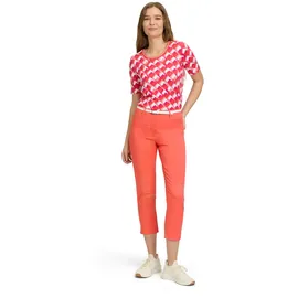 Betty Barclay Basic Shirt mit Print Rot/Weiß | 38