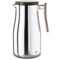Alfi STUDIO ALLURE 1,0l, Edelstahl poliert mit Holz-Elementen, Isolierkanne