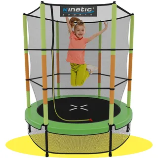 Kinetic Sports Jumper 140 cm inkl. Sicherheitsnetz grün