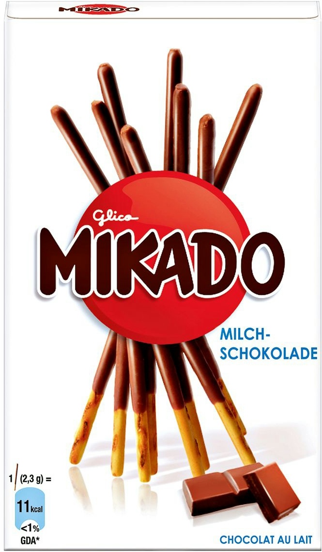 Mikado Sticks mit Milchschokolade (75 g)