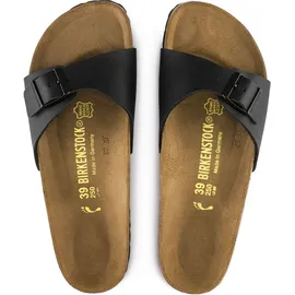 Birkenstock Madrid Birko-Flor schmal schwarz 43