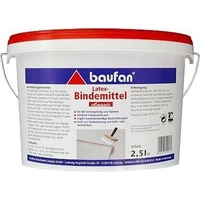 Baufan Latex-Bindemittel scheuerbeständig Veredelung von Leim und Kalkfarben Verstärkung Kleister 2,5l