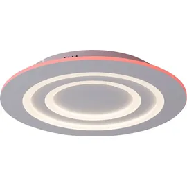 NÄVE Leuchten LED-Deckenleuchte weiß, Metall Ø 50 cm RGB CCT Remote