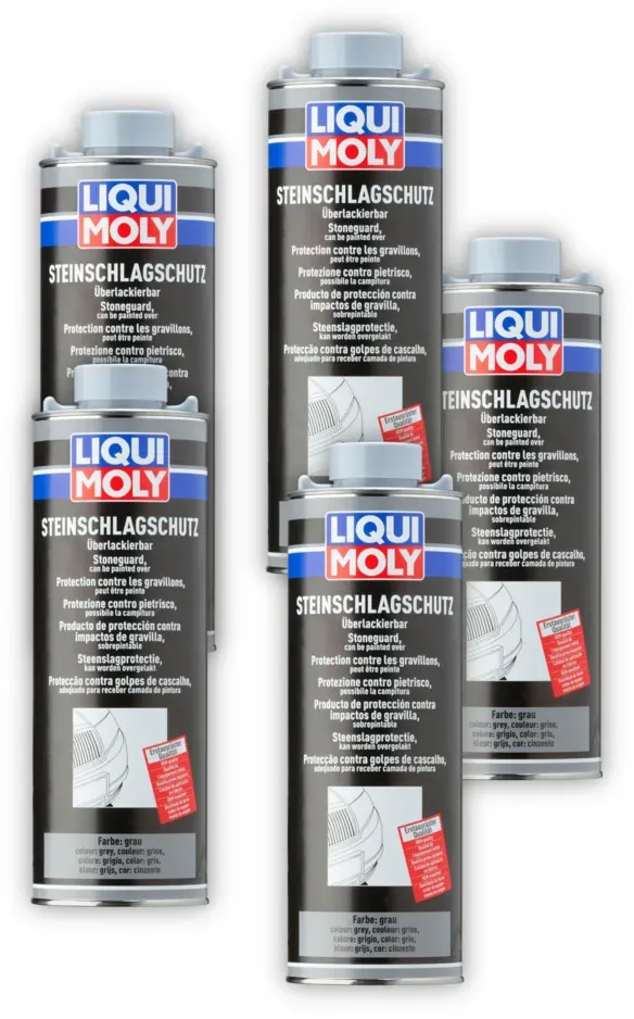 5x 1L LIQUI MOLY 6106 Steinschlagschutz Beschichtungsmasse Korrosion Schutz