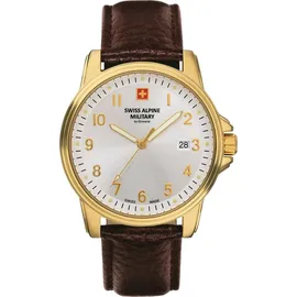 Swiss Alpine Military Quarzuhr 7011.1512SAM Leder