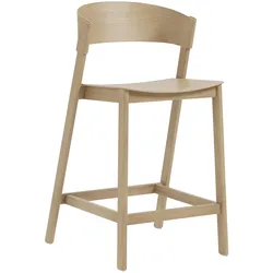 Muuto Cover Barhocker, höhe 65 cm, eiche natur
