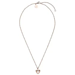 Purelei Kette My Heart mit Herz-Anhänger Rosegold Damen 