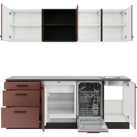 OPTIFIT Küchenzeile Palma 210 cm rot