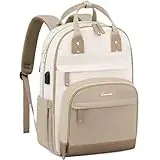 LOVEVOOK Rucksack Damen, Laptop Rucksack 15.6 Zoll mit Laptopfach, Shulrucksack Mädchen Teenager, Handgepäck Rucksack Wasserdicht, Backpack Schultasche für Schule Arbeit Flugzeug