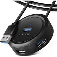 AXAGON USB-Hub, 4x USB-A 3.0, USB-A 3.0 [Stecker] HUE-P1AL