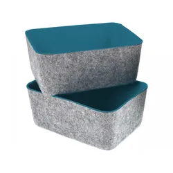 Spielheld Filz-Material-Schalen, türkis, 2er-Set
