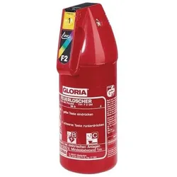 Gloria KFZ-Pulverfeuerlöscher 2kg m.Dauerdruck Brandkl.13 A 89 B C m.Manom.+Halt.