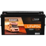 Exakt LiFePO4 200Ah 12V Lithium Batterie 2,4 kWh