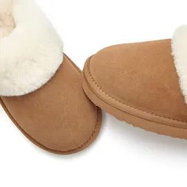 VIVANCE Pantolette camelfarben 39