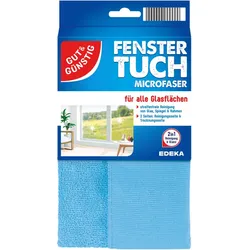 GUT&GÜNSTIG Fenstertuch Mikrofaser 60 °C waschbar