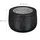 Relaxdays Granit Mörser mit Stößel Ø 12 cm 300 ml schwarz
