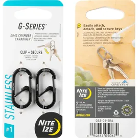 NITE IZE Schlüssel-Karabiner NI-GS1-01-2R6 schwarz