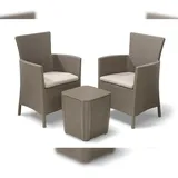 KETER Iowa Set 3-tlg. cappuccino