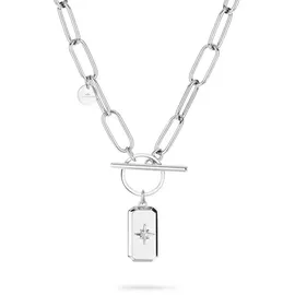 FYNCH-HATTON Halskette Sparkling Star Silber Edelstahl