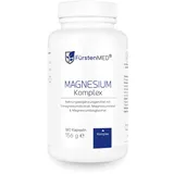 FürstenMED® Magnesium Komplex aus Magnesiumdicitrat, Magnesium Malat & Magnesium Bisglycinat - Magnesium hochdosiert Kapseln - Vegan Magnesium Kapseln & Ohne Zusätze