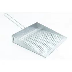 Hecht International 204270119-HE Edelstahl Grillplatte mit abnehmbarem Griff