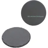 Seaside No.64 - Schieferplatte zum stilvollen Servieren, Anrichten & Beschriften – dekorativ für Alltag, Feiern & besondere Anlässe, vielseitig einsetzbar (Servierplatte rund Ø15 cm)