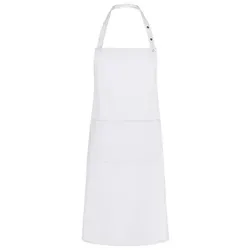 Bib Apron Teneriffa: One Size / White
