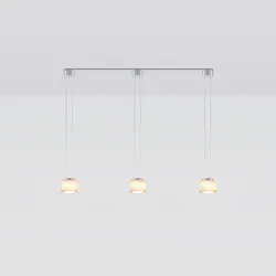 serien lighting Reef LED Pendelleuchte mit Baldachinprofil 3-flammig Single-Product
