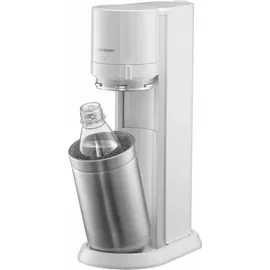 Sodastream Duo weiß + 2 Glaskaraffen+ 2 PET-Flaschen + Zylinder