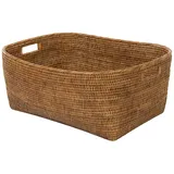 Kouboo 1060132 Aufbewahrungskorb, Rattan, Honigbraun, Large