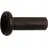 Riegler Verschlussstopfen POM, Stutzen 15 mm, Farbe schwarz