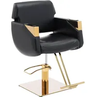 Physa Friseurstuhl mit Fußstütze 880-1030 mm 200 kg Penryn Black & Gold