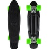 Star-Skateboard Skateboard, Kicktail grün|schwarz