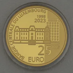 Goldmünze 25 Euro 2023 25 Jahre Zentralbank Luxemburg(Luxemburg)