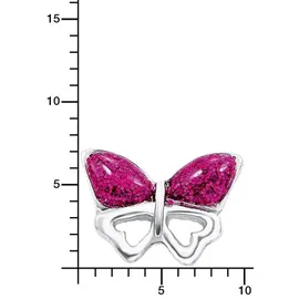 Amor Ohrstecker Schmetterling rosa 925 Silber