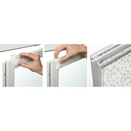 GARDINIA EASYFIX Rollo 55 x 180 cm weiß/Natur