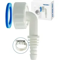 tecuro Geräte-Anschlusstülle für Kondensatschlauch Ø 8-17 mm, 1 Zoll Überwurfmutter