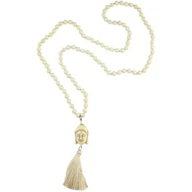 COLLEZIONE ALESSANDRO Lange Kette Nepal " in elfenbein | Gr.: onesize,