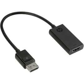 HP DisplayPort zu HDMI True 4K Adapter Schwarz