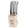 Laguiole Style de Vie Laguiole Steakmesser Set 16 cm 6-tlg. Silber