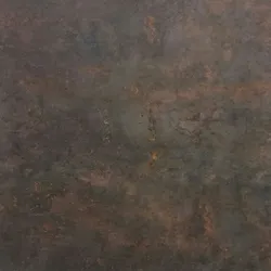 Restootab Tisch Bistrot-Stil 70x70cm - Modell Rost mit messingfarbenen Kanten