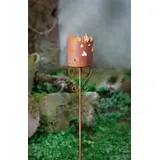 Frank Flechtwaren Gartenstecker Flammenkelch, Garten Terrasse balkon Deko Pflanze Topf FF-229046