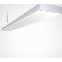 TRILUX Rechteckige LED-Hängeleuchte Opendo H1-L PW19 53-830 ET 03, silbergrau (7748040)