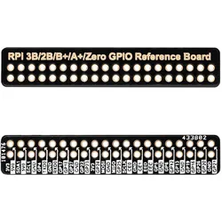 BerryBase Raspberry Pi GPIO Beschriftungsboard für Modell 5/4B/3B/2B/B+/A+/Zero, 2 x 20 GPIO Pins