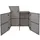 Proregal Mülltonnenverkleidung 176 x 130 x 131 cm grau