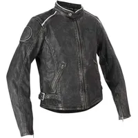Halvarssons Nyvall, Lederjacke Damen - Schwarz - 36