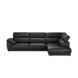 Max Schelling Ecksofa  Vita , schwarz , Maße (cm): B: 293 H: 79 T: 209