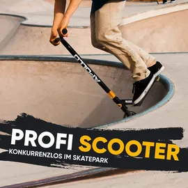 Apollo Stunt Scooter Profi Stuntroller Kinderroller "Eagle" - schwarz/gold - Gold